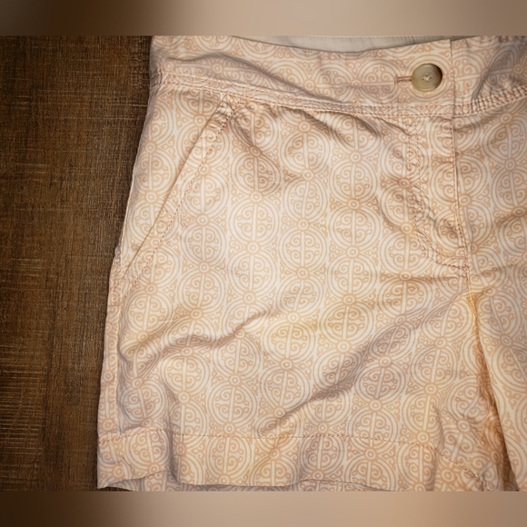Loft Women's Geometric shape Cotton & Linen blend Shorts SZ 6 - Picture 7 of 7